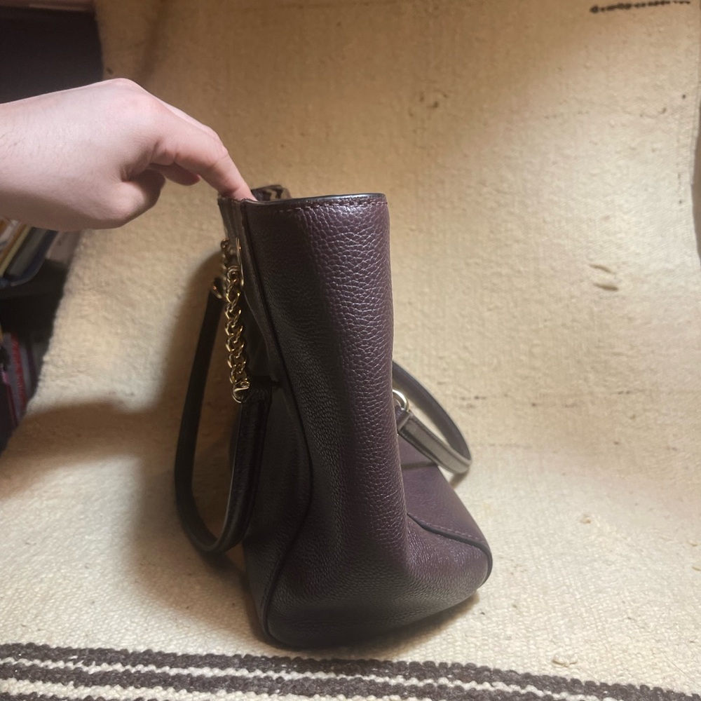 Coach Women's Pebbled Turnlock Chain Tote 57107 - Picture 3 of 9